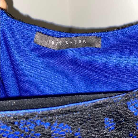 Suzy Shier blue laced dress - Picture 5 of 5